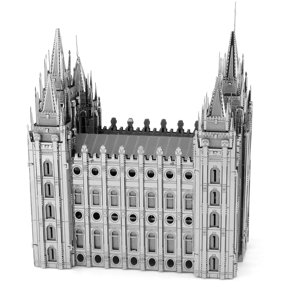 Unpainted Salt Lake Temple Figure Model Kit (Steel, Expert Difficulty) - Fascinations - Metal Earth Premium Series - Image 2
