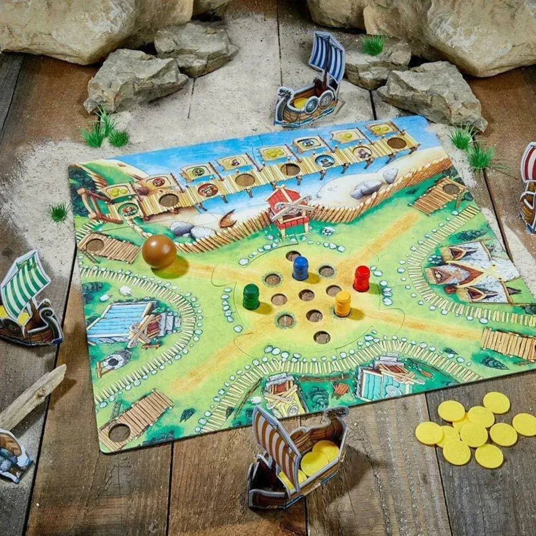 Valley of the Vikings - Dexterity Vikings Board Game for Adults, Family, and Children (2-4 Players, Ages 6+) - HABA - Image 10