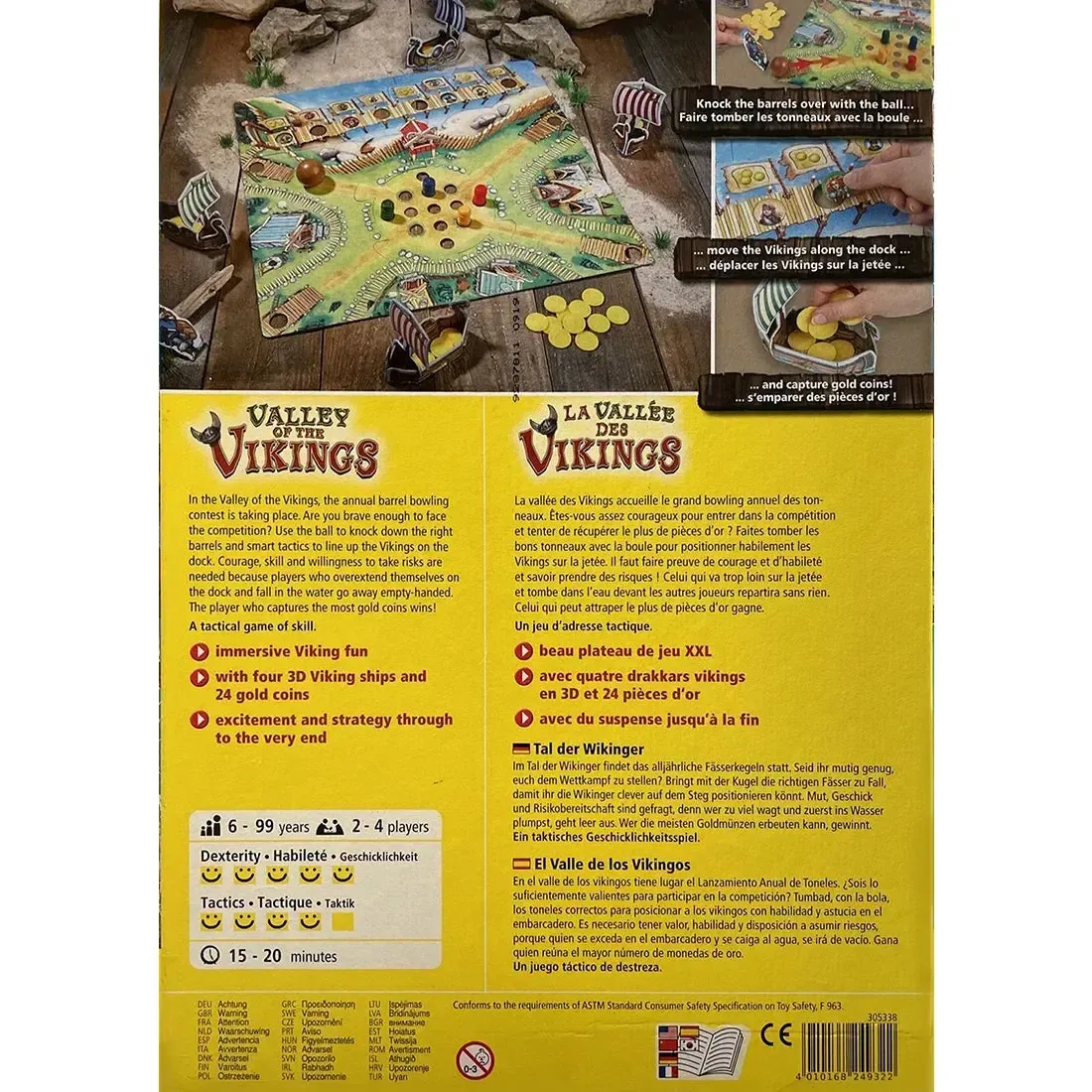 Valley of the Vikings - Dexterity Vikings Board Game for Adults, Family, and Children (2-4 Players, Ages 6+) - HABA - Image 3