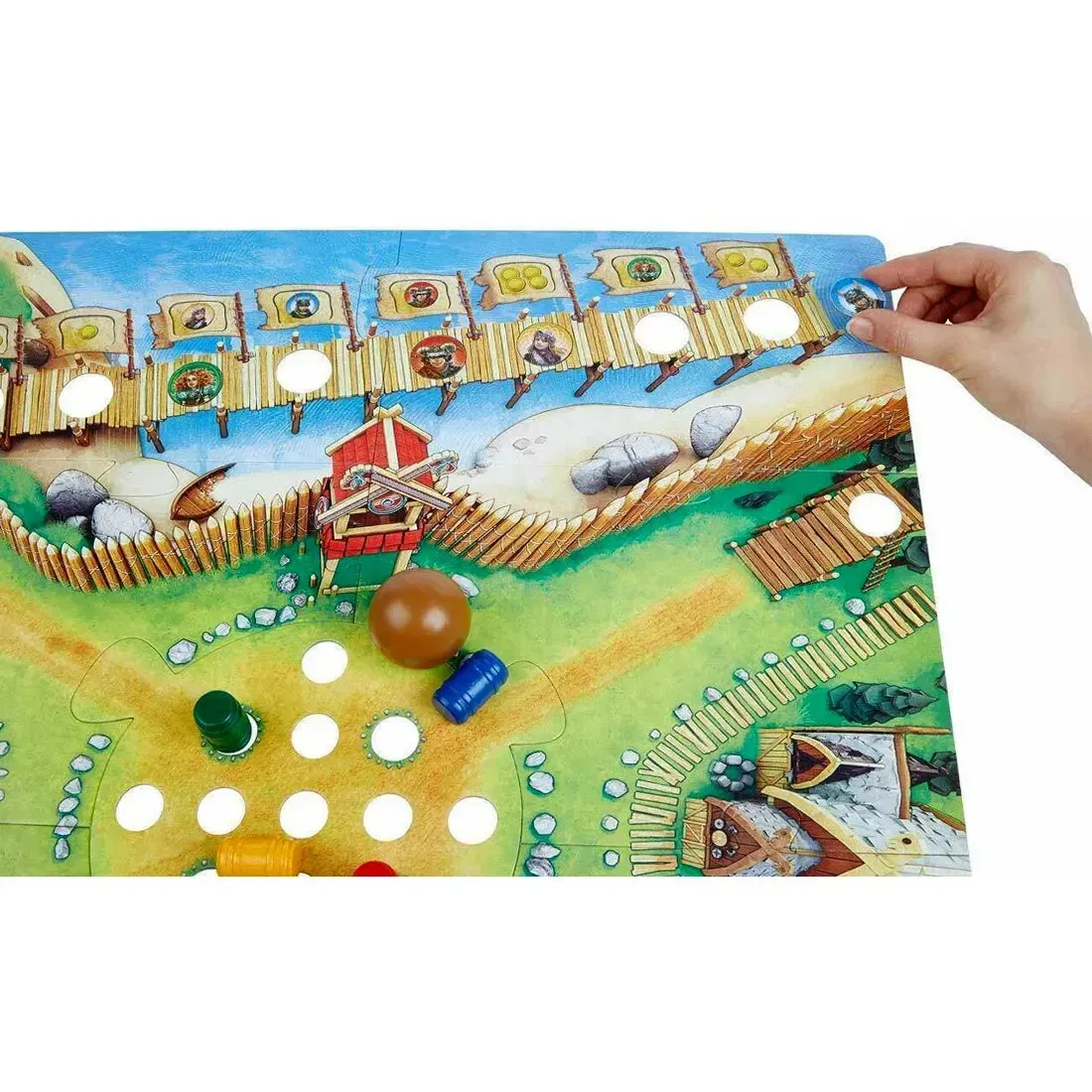 Valley of the Vikings - Dexterity Vikings Board Game for Adults, Family, and Children (2-4 Players, Ages 6+) - HABA - Image 4