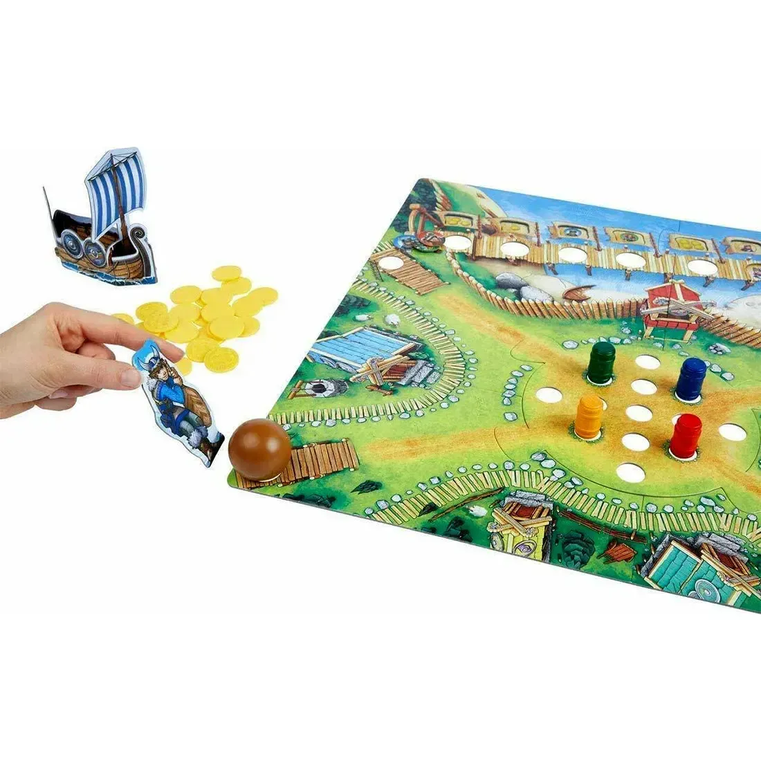 Valley of the Vikings - Dexterity Vikings Board Game for Adults, Family, and Children (2-4 Players, Ages 6+) - HABA - Image 5