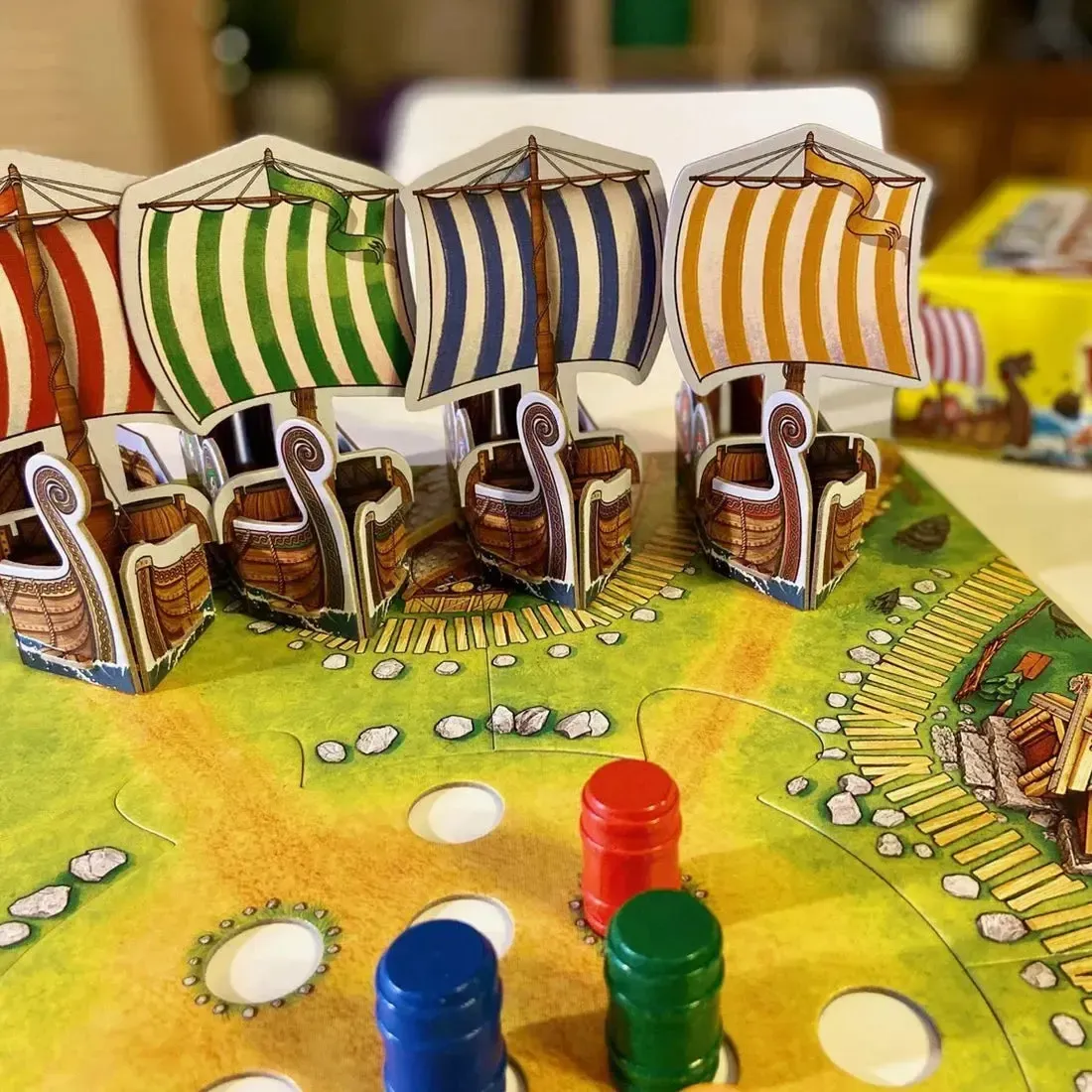 Valley of the Vikings - Dexterity Vikings Board Game for Adults, Family, and Children (2-4 Players, Ages 6+) - HABA - Image 9