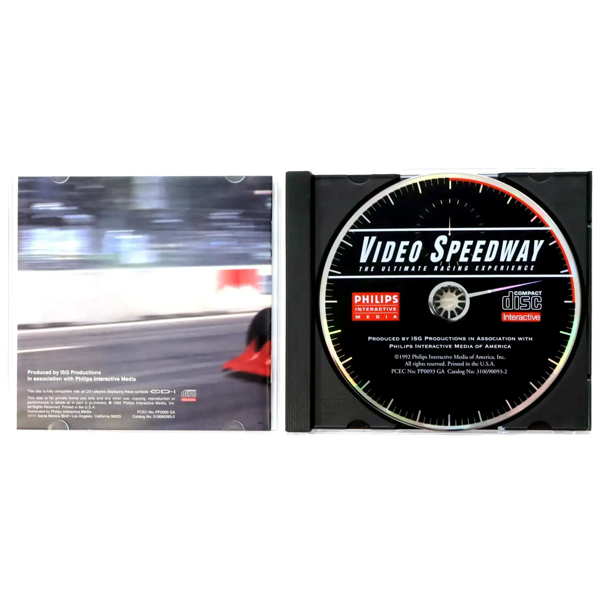 Video Speedway: The Ultimate Racing Experience - Racing Arcade Video Game (1-4 Players, Ages 6+) - Philips CD-i - (1992) - Image 4