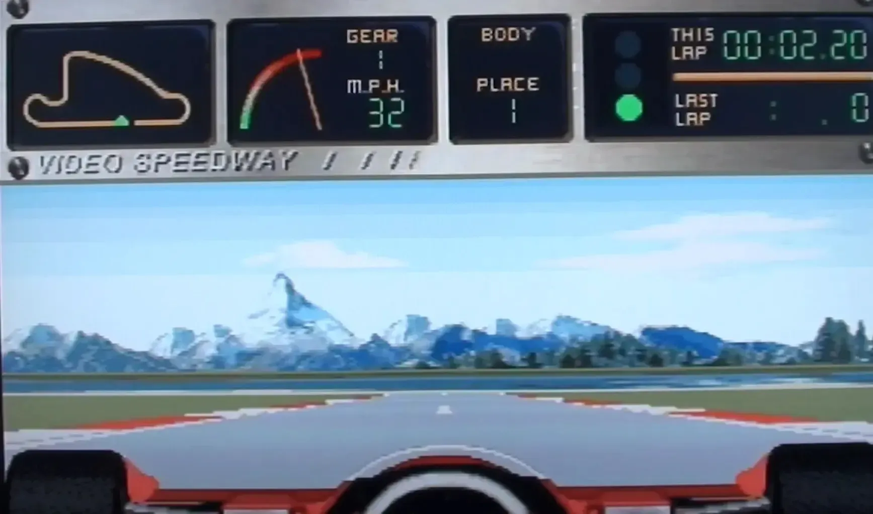 Video Speedway: The Ultimate Racing Experience - Racing Arcade Video Game (1-4 Players, Ages 6+) - Philips CD-i - (1992) - Image 5
