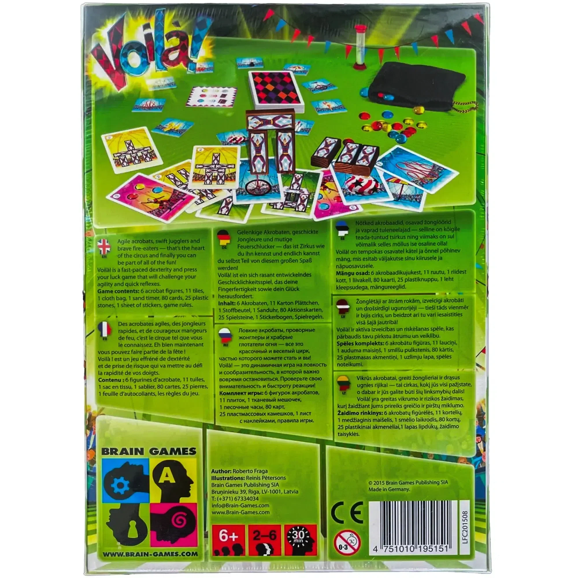 Voila! - Dexterity Circus Board Game for Family, Adults, and Children (2-6 Players, Ages 6+) - Brain Games - Image 3