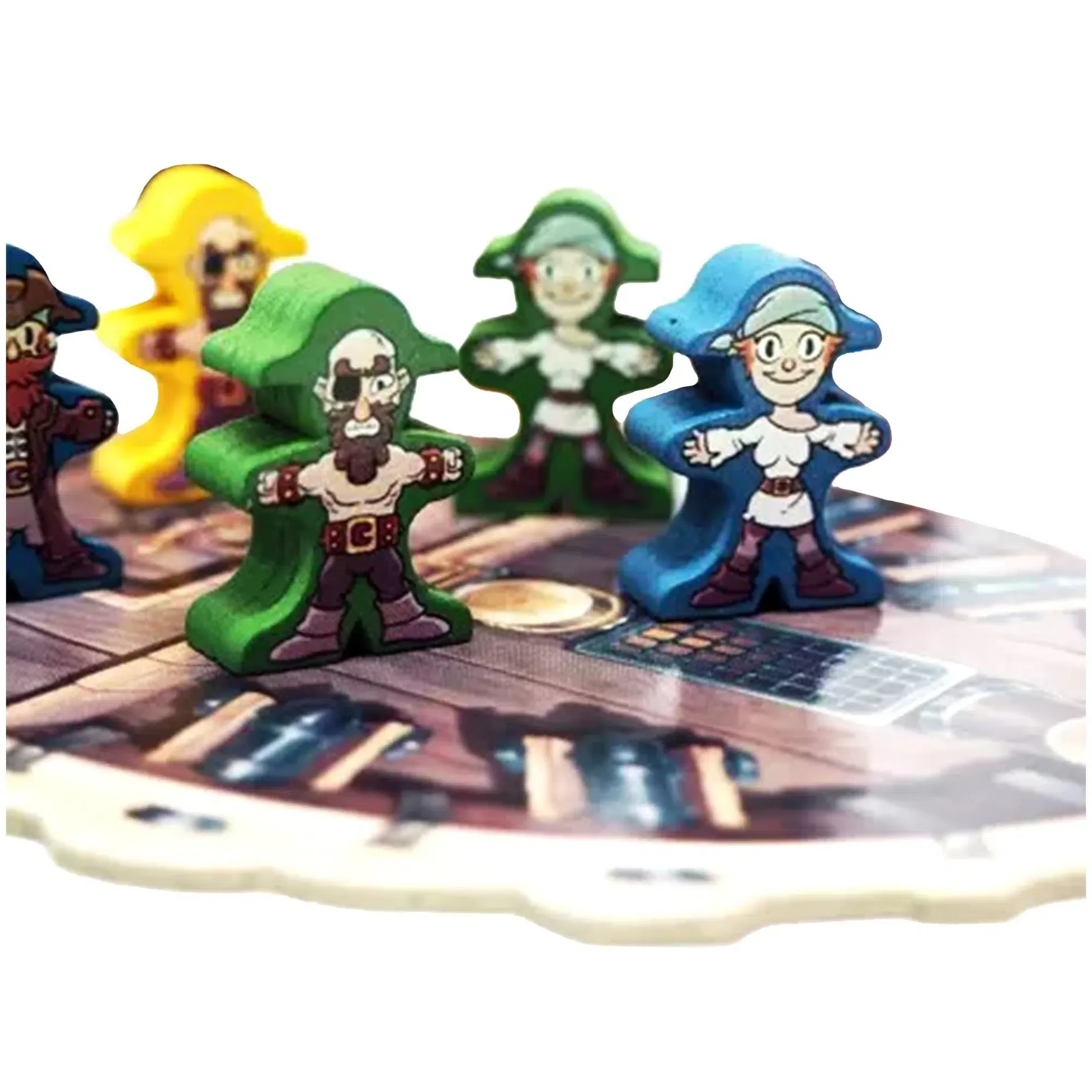 Walk the Plank (Deluxe Edition) - Bluffing Pirates Board Game for Family, Adults, and Children (3-5 Players, Ages 6+) - Mayday Games - Image 7