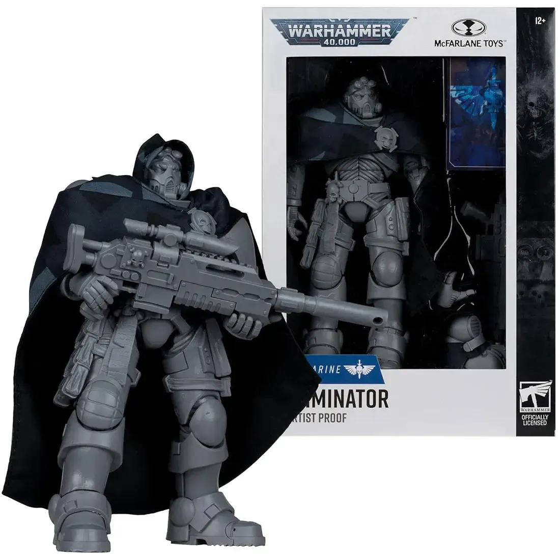 Warhammer 40,000 - Colorless Artist Proof Eliminator Space Marine Action Figure (7") - McFarlane Toys - Image 2
