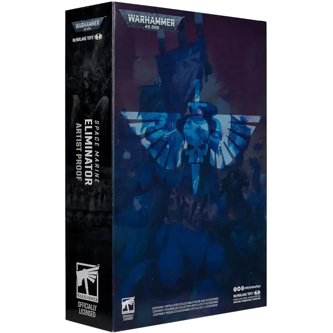 Warhammer 40,000 - Colorless Artist Proof Eliminator Space Marine Action Figure (7") - McFarlane Toys - Image 3