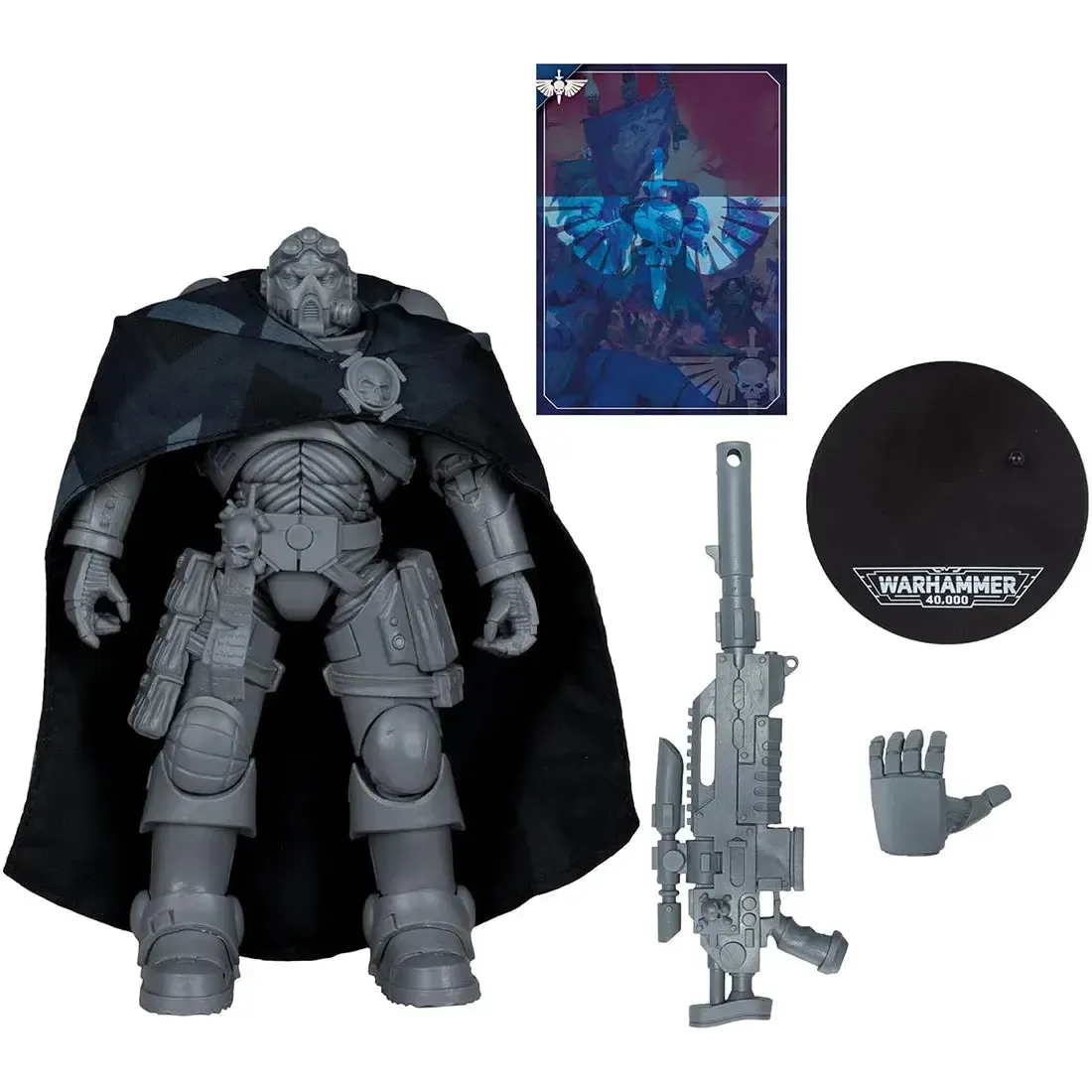 Warhammer 40,000 - Colorless Artist Proof Eliminator Space Marine Action Figure (7") - McFarlane Toys - Image 4