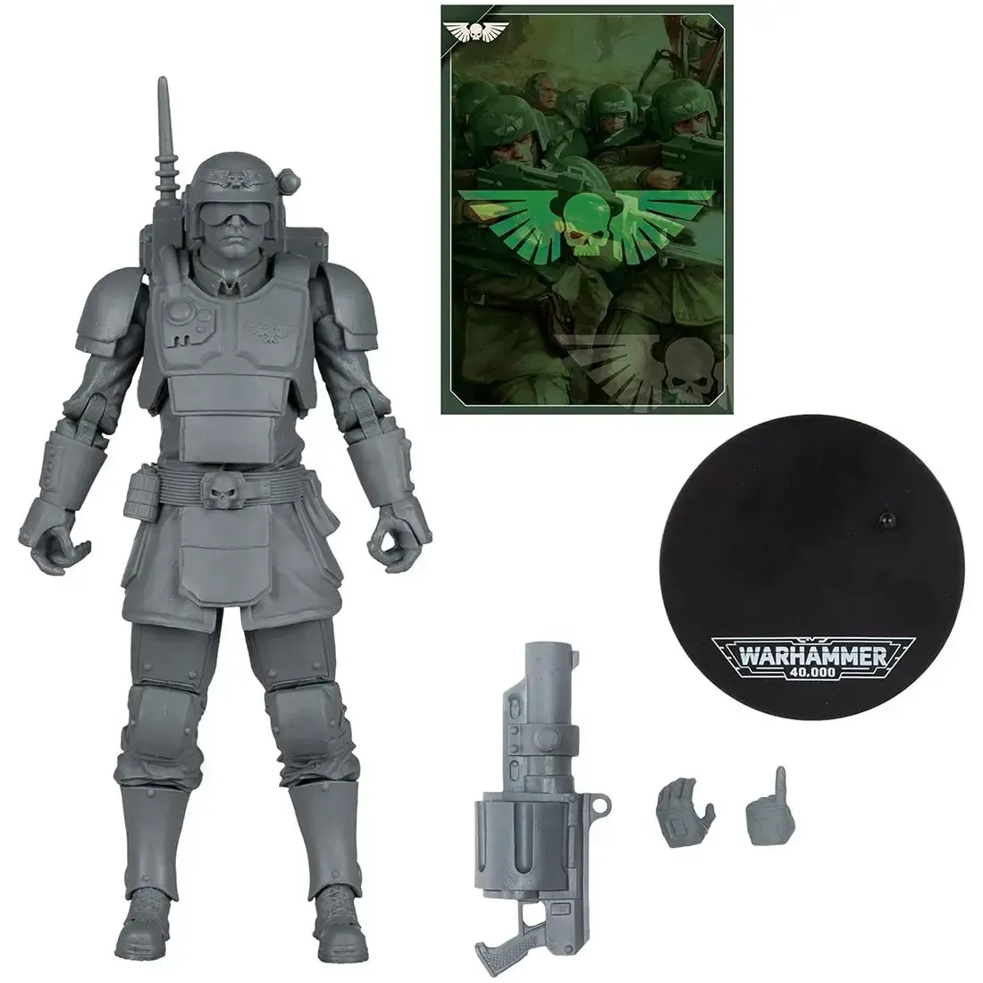 Warhammer 40,000 - Colorless Artist Proof Kasrkin Astra Militarum Action Figure (7") - McFarlane Toys - Image 4