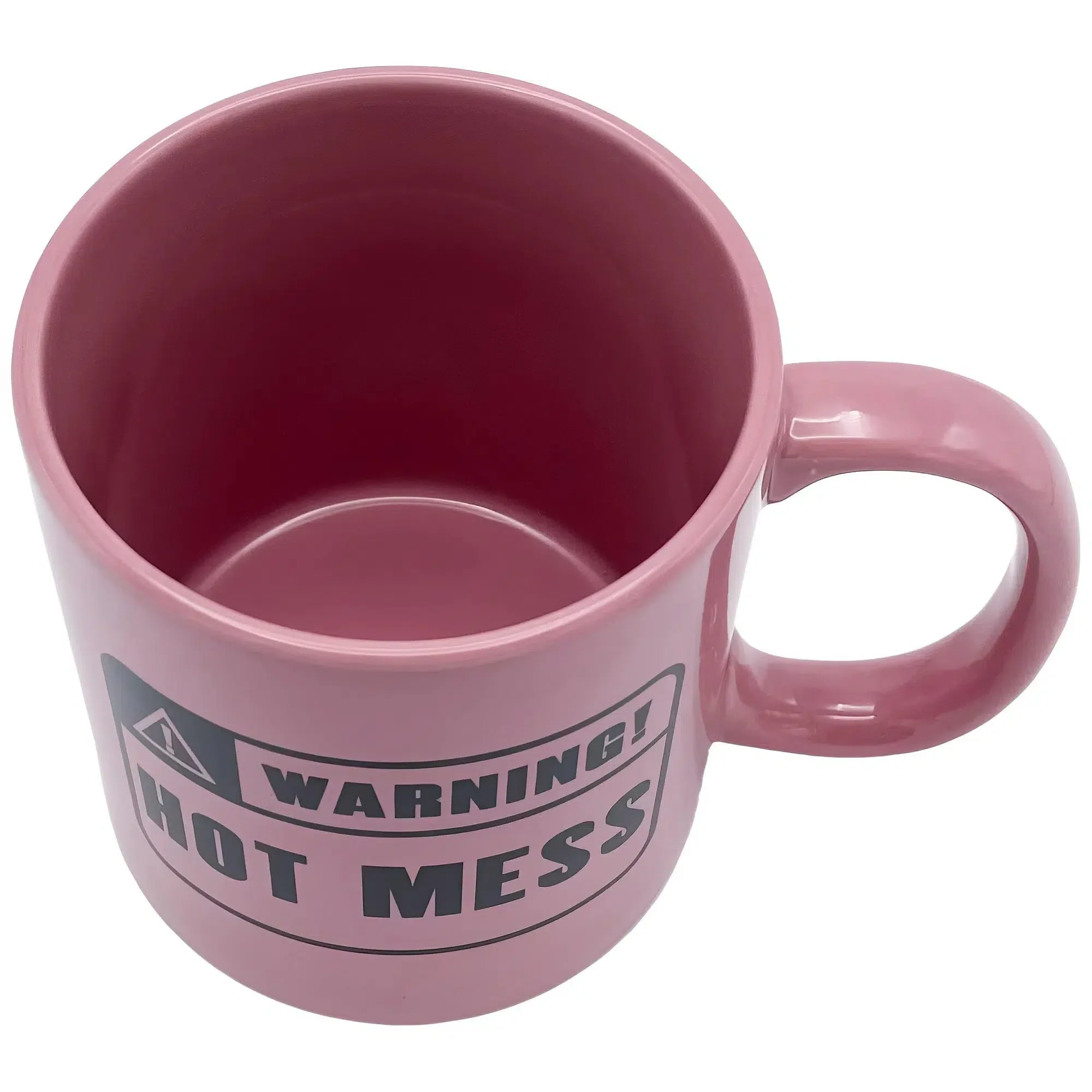 "Warning! Hot Mess" Giant Gag Gift Mug (Ceramic, 22 oz.) - Island Dogs - Image 3