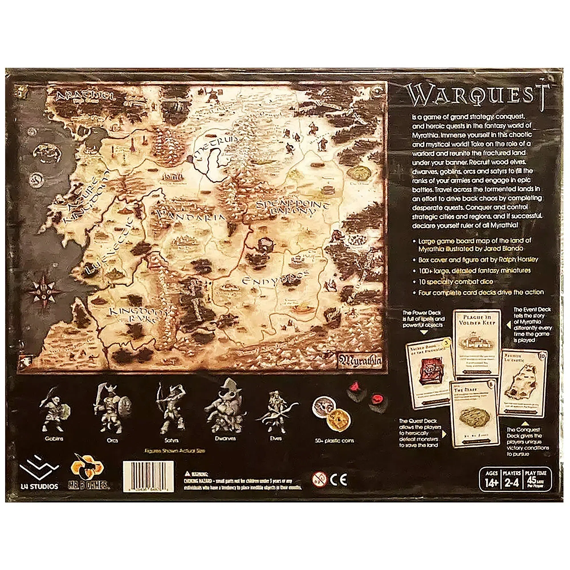 WarQuest - Strategy War Board Game for Family, and Adults (2-4 Players, Ages 14+) - Mr. B Games - Image 3