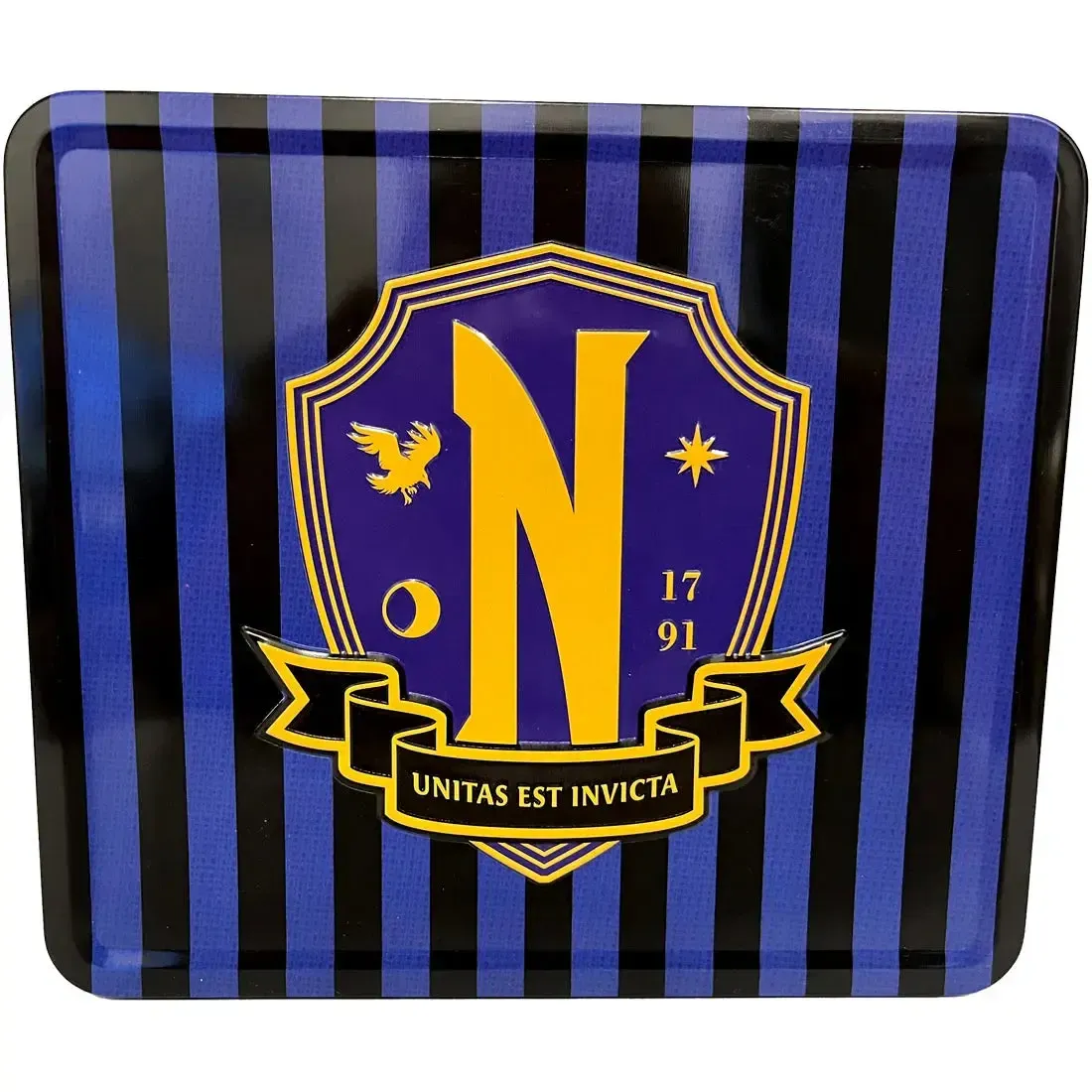 Wednesday [The Addams Family] - Nevermore Academy Lunchbox & Beverage Container Set (Limited Edition: 1 of 1,750) - Surreal Entertainment - Tin Titans Series, PREVIEWS Exclusive - Image 3