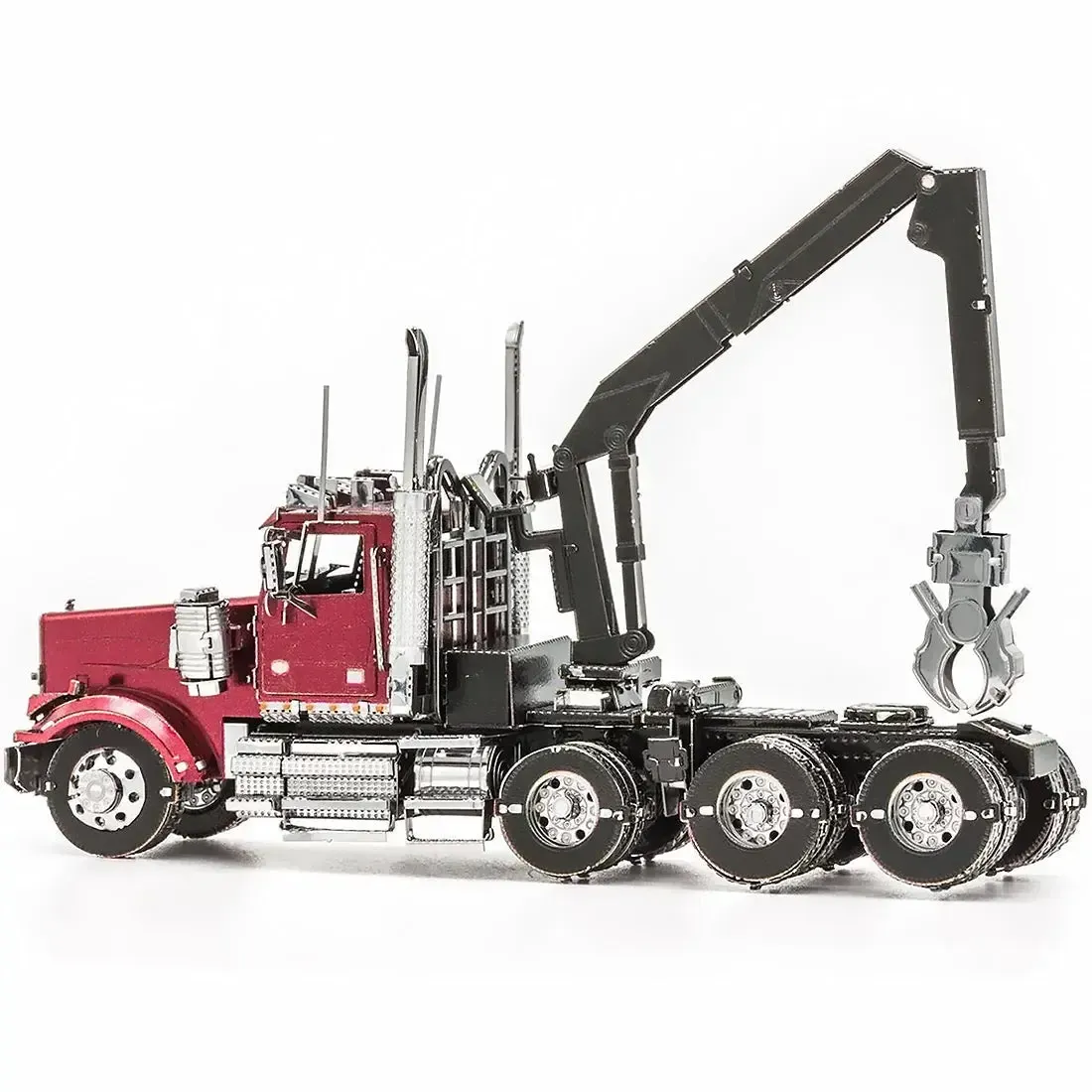 Western Star - 4900SF Log Truck Figure Model Kit (Steel, Challenging Difficulty) - Fascinations - Metal Earth Series - Image 4