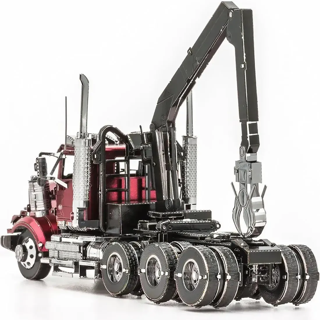 Western Star - 4900SF Log Truck Figure Model Kit (Steel, Challenging Difficulty) - Fascinations - Metal Earth Series - Image 5