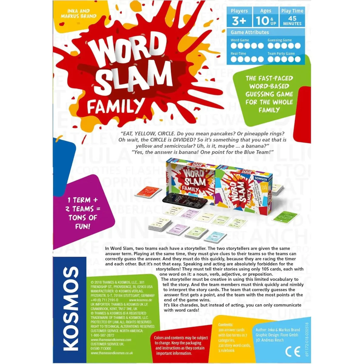 Word Slam: Family - Party Communication Card Game for Family, Adults, and Children (3+ Players, Ages 10+) - Thames & Kosmos - Image 3