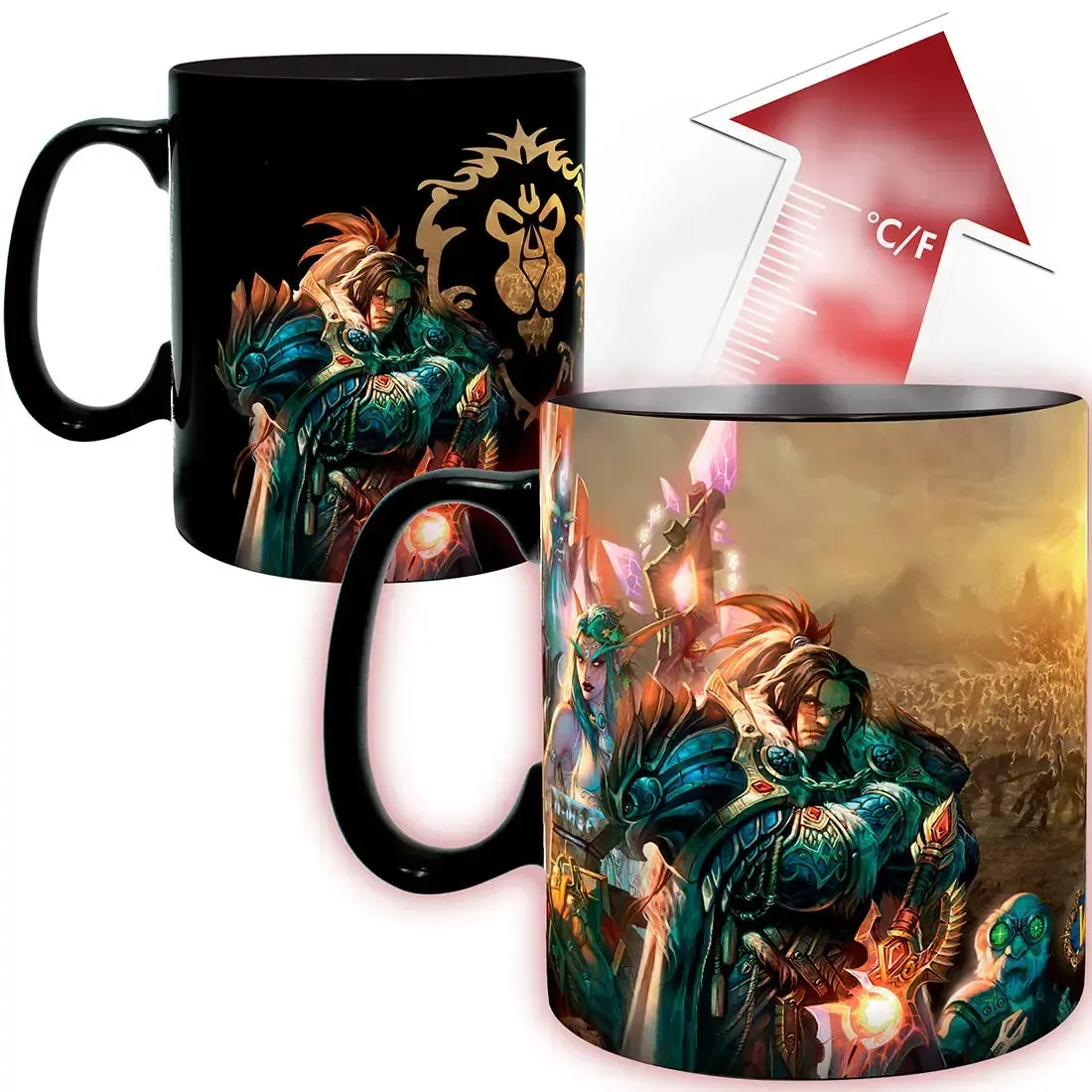 World of Warcraft - Alliance & Horde Magic Heat-Change Mug (Ceramic, 16 oz.) - ABYstyle - Image 4