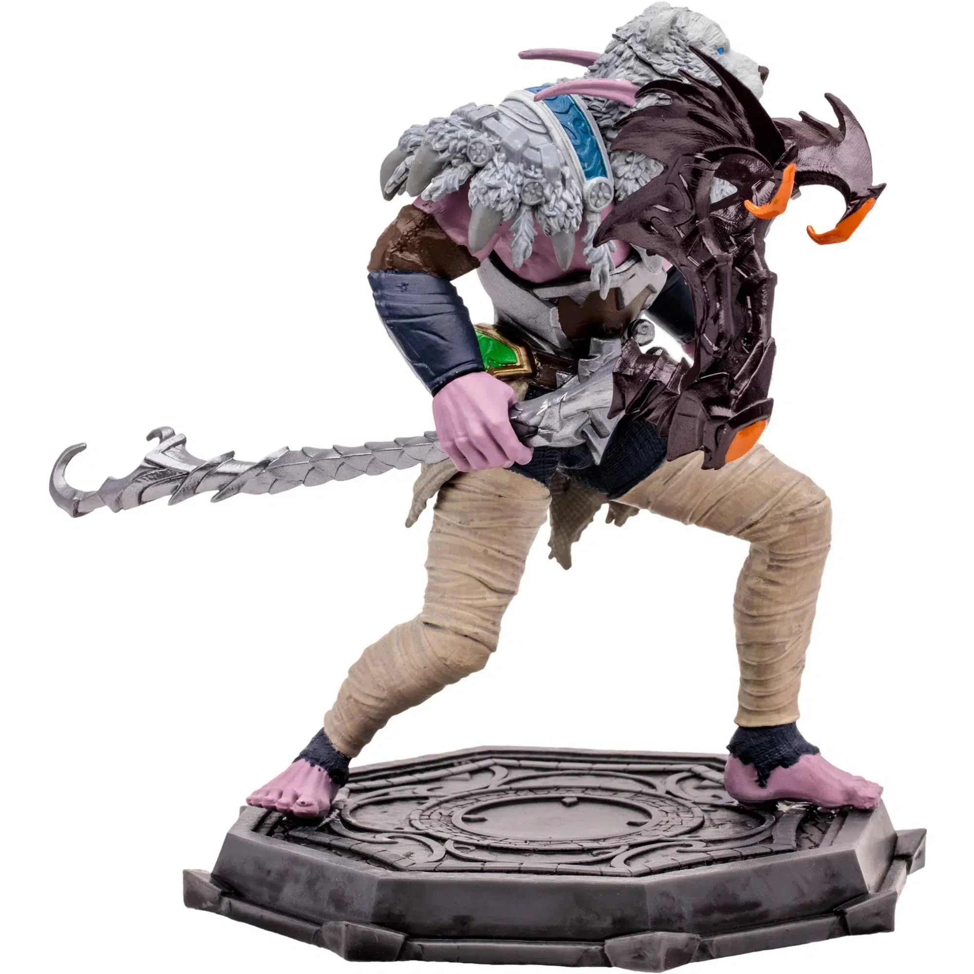 World of Warcraft - Elf Druid & Eld Rogue Action Figure with Mystery Weapon (7") - McFarlane Toys - Image 6