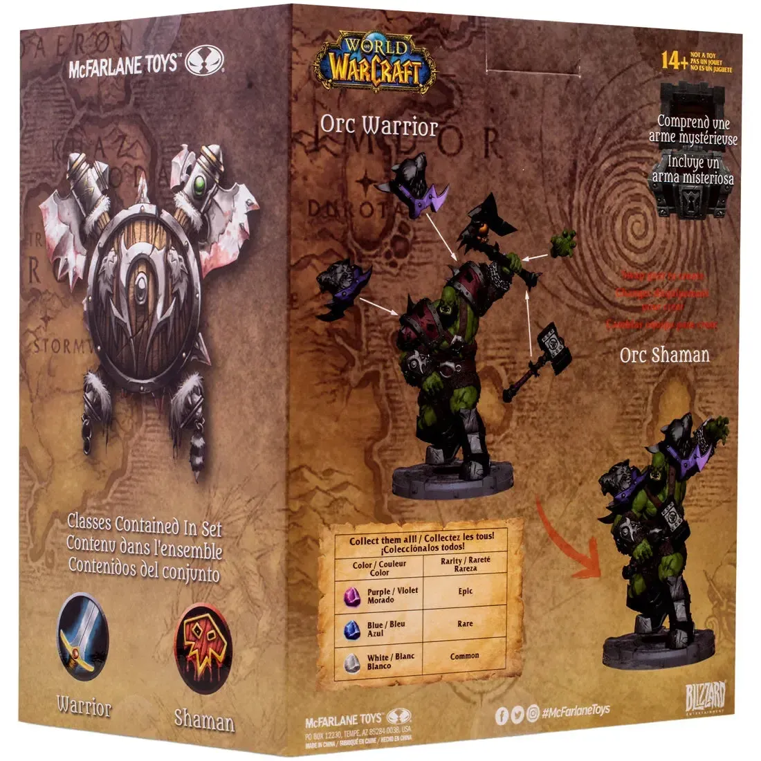 World of Warcraft - Orc Warrior & Orc Shaman with Mystery Weapon Action Figure (1:12 Scale) - McFarlane Toys - Image 3