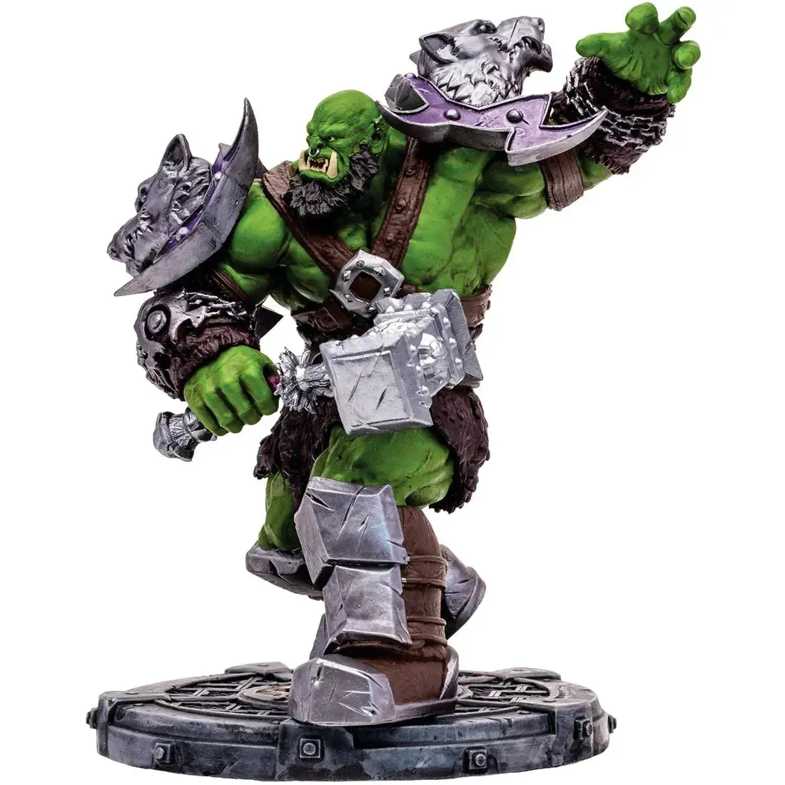 World of Warcraft - Orc Warrior & Orc Shaman with Mystery Weapon Action Figure (1:12 Scale) - McFarlane Toys - Image 9