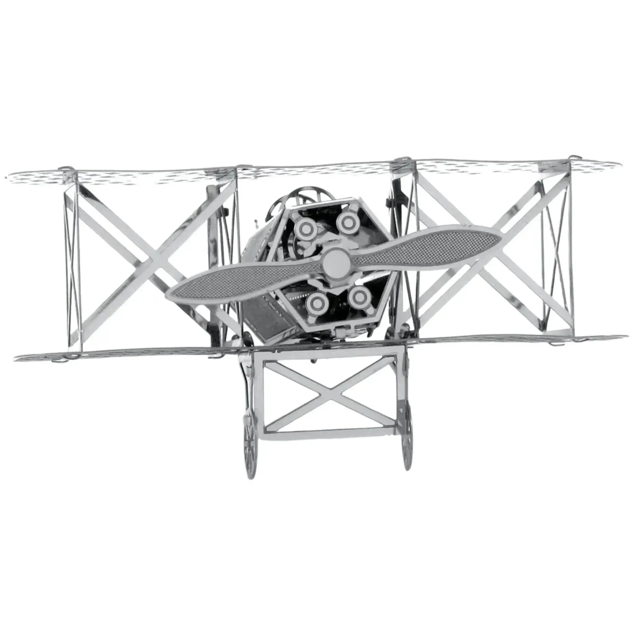 World War I [German Air Force] - Fokker D-VII Fighter Aircraft Figure Model Kit (Steel, Easy Difficulty) - Fascinations - Metal Earth Series - (2024) - Image 4