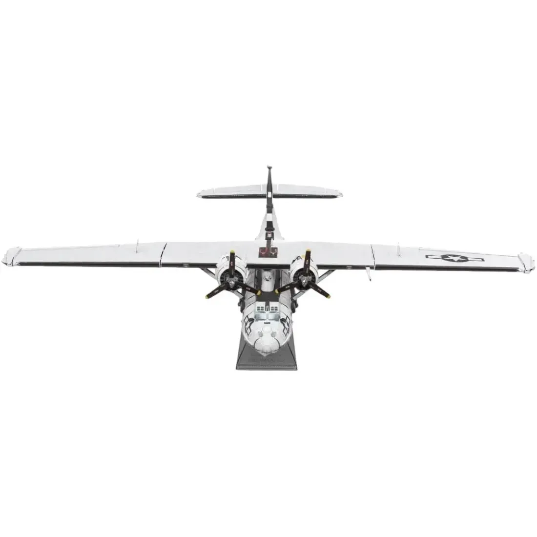 World War II - Consolidated PBY Catalina American Plane Boat Figure Model Kit (1:94 Scale, Steel, Moderate Difficulty) - Fascinations - Metal Earth Series - Image 10