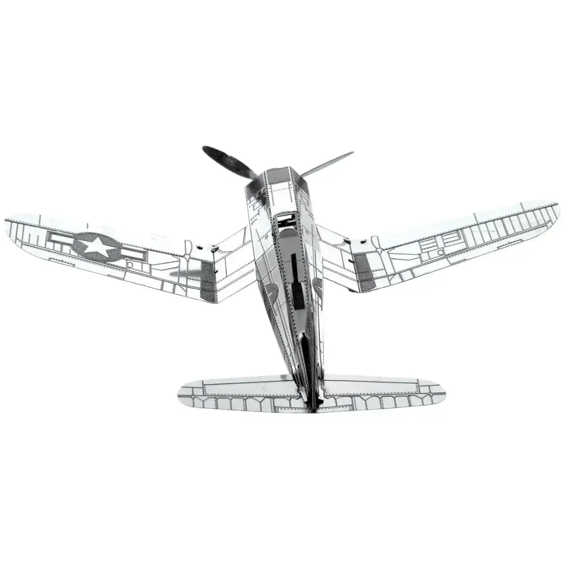 World War II - F4U Corsair American Plane Figure Model Kit (Steel, Moderate Difficulty) - Fascinations - Metal Earth Series - Image 5