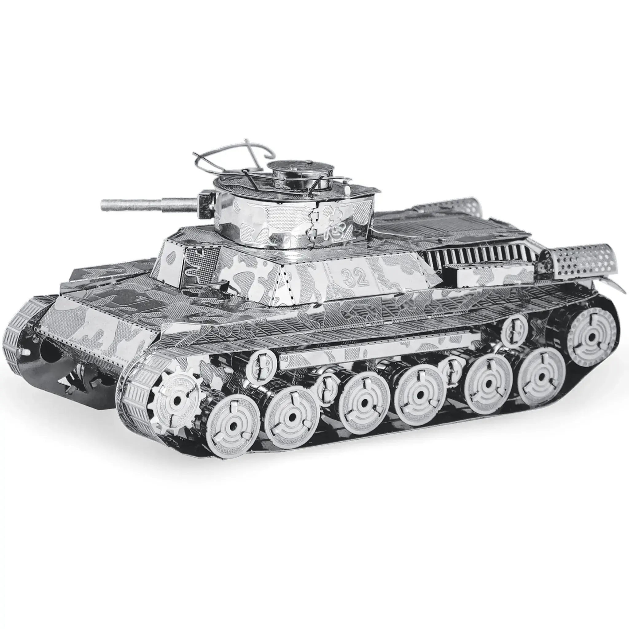 World War II [Imperial Japanese Army] - Type 97 Chi-Ha Tank Figure Model Kit (Steel, Moderate Difficulty) - Fascinations - Metal Earth Series - (2022) - Image 2