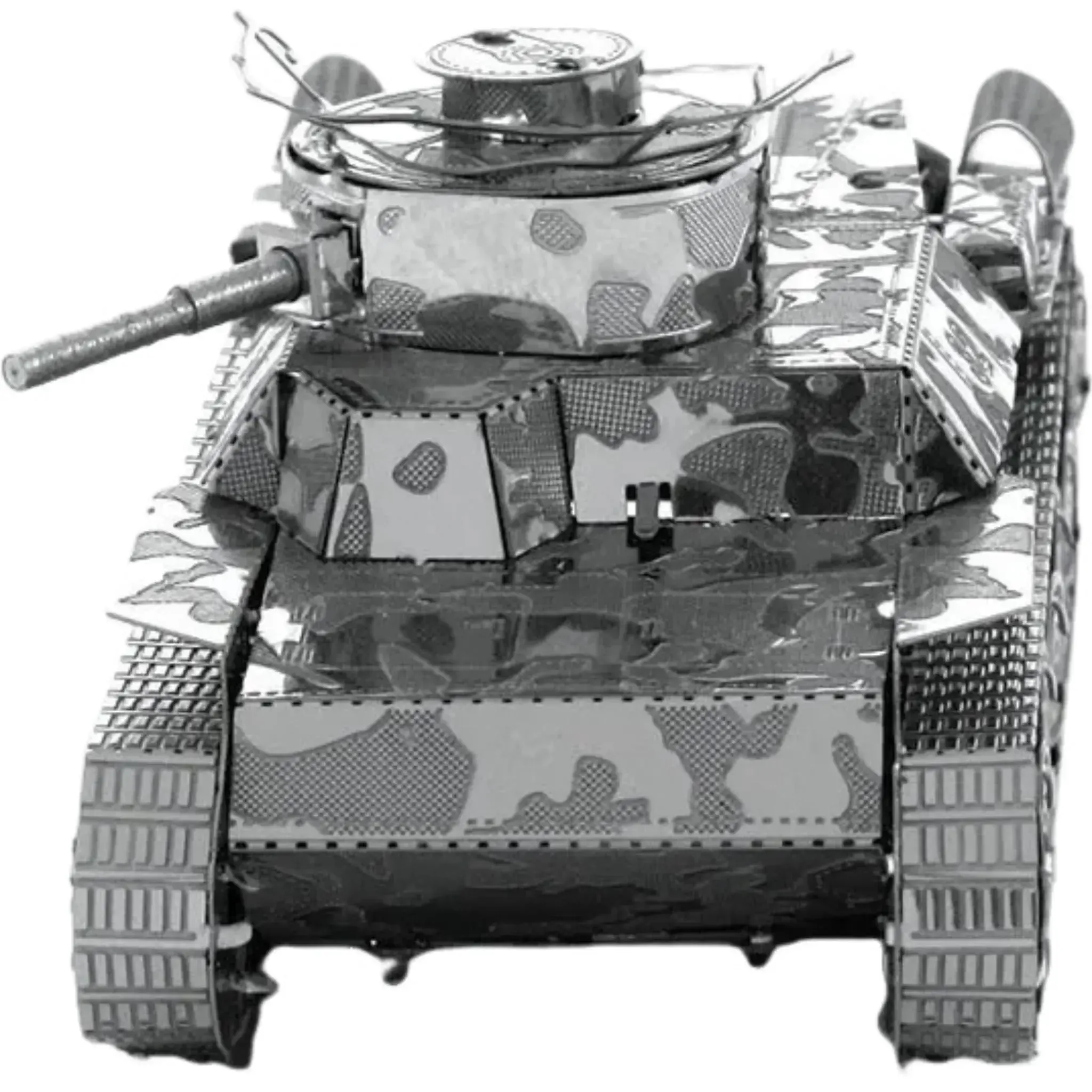 World War II [Imperial Japanese Army] - Type 97 Chi-Ha Tank Figure Model Kit (Steel, Moderate Difficulty) - Fascinations - Metal Earth Series - (2022) - Image 4