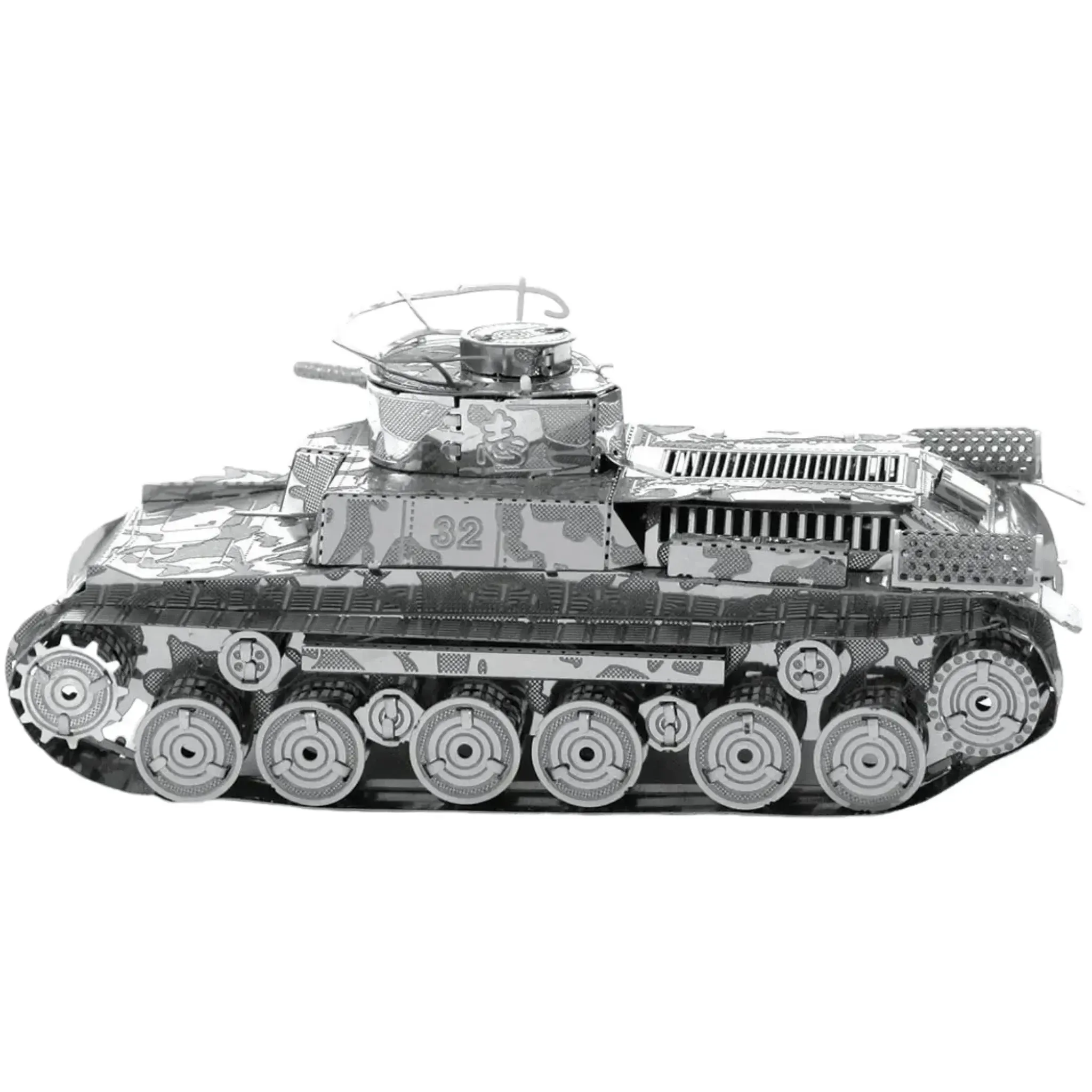 World War II [Imperial Japanese Army] - Type 97 Chi-Ha Tank Figure Model Kit (Steel, Moderate Difficulty) - Fascinations - Metal Earth Series - (2022) - Image 5