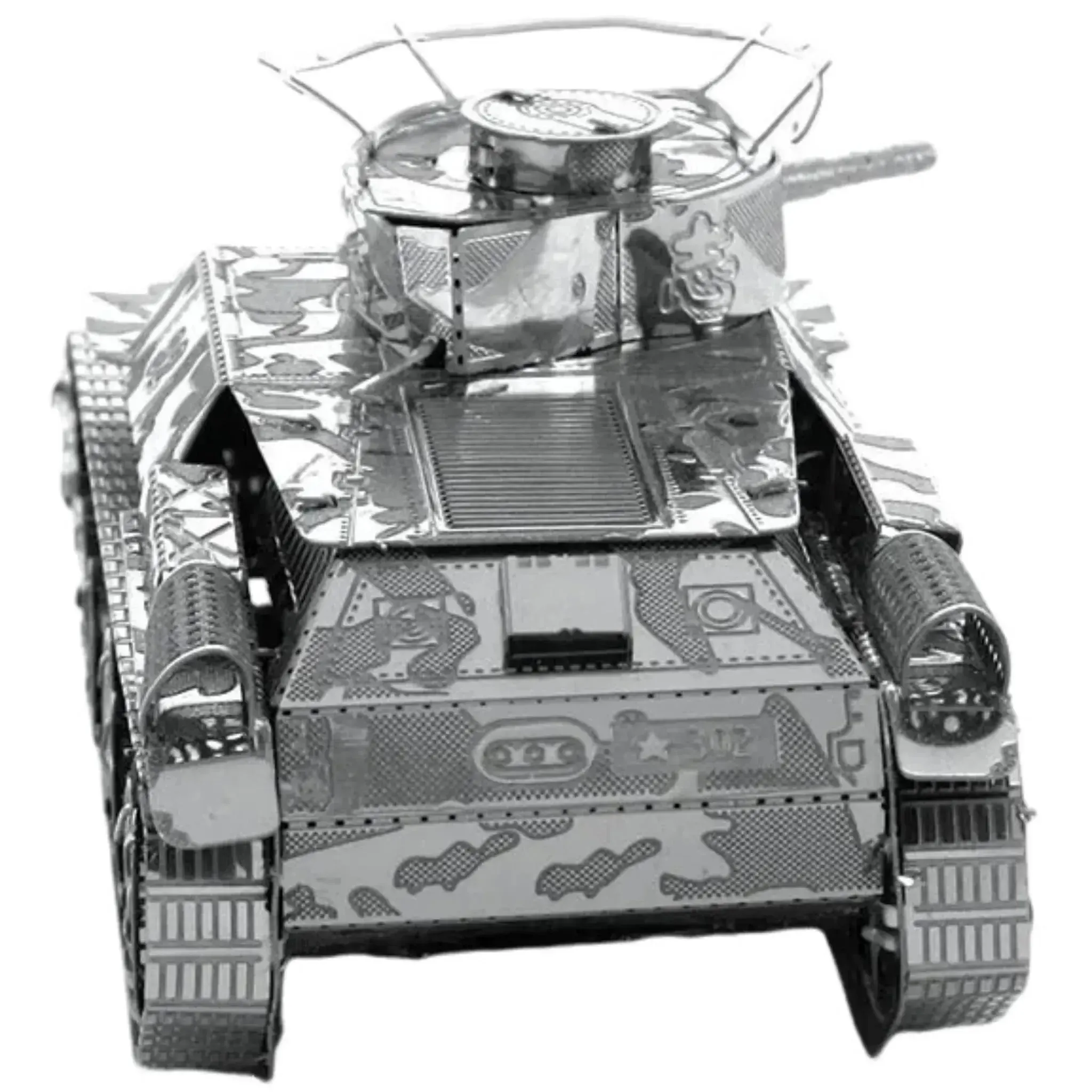 World War II [Imperial Japanese Army] - Type 97 Chi-Ha Tank Figure Model Kit (Steel, Moderate Difficulty) - Fascinations - Metal Earth Series - (2022) - Image 7