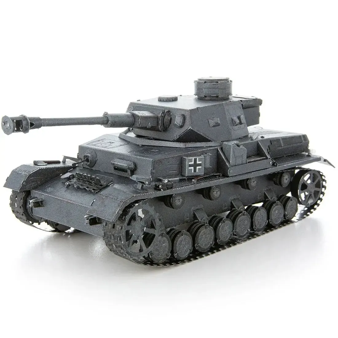 World War II - Panzer IV German Tank Figure Model Kit (1:50 Scale, Steel, Challenging Difficulty) - Fascinations - Metal Earth Premium Series - Image 2
