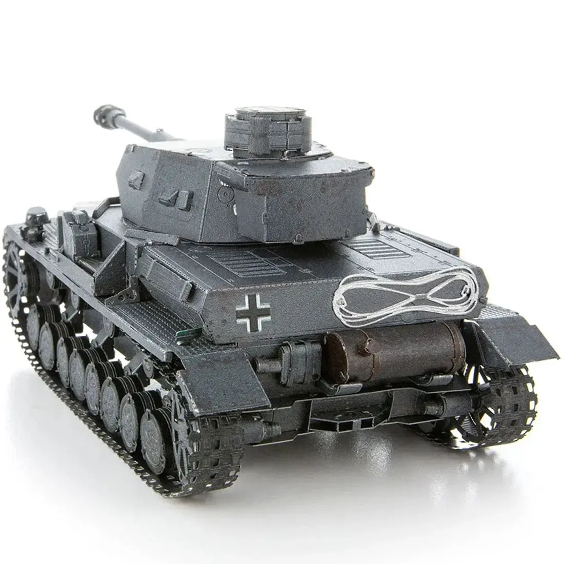 World War II - Panzer IV German Tank Figure Model Kit (1:50 Scale, Steel, Challenging Difficulty) - Fascinations - Metal Earth Premium Series - Image 5