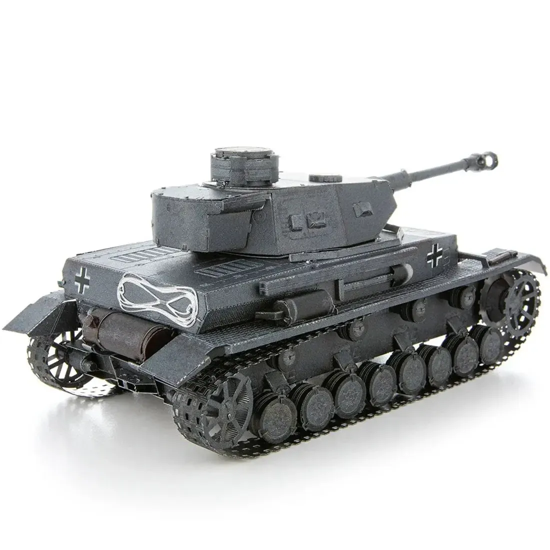 World War II - Panzer IV German Tank Figure Model Kit (1:50 Scale, Steel, Challenging Difficulty) - Fascinations - Metal Earth Premium Series - Image 6