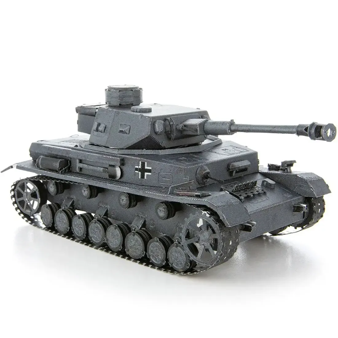 World War II - Panzer IV German Tank Figure Model Kit (1:50 Scale, Steel, Challenging Difficulty) - Fascinations - Metal Earth Premium Series - Image 7