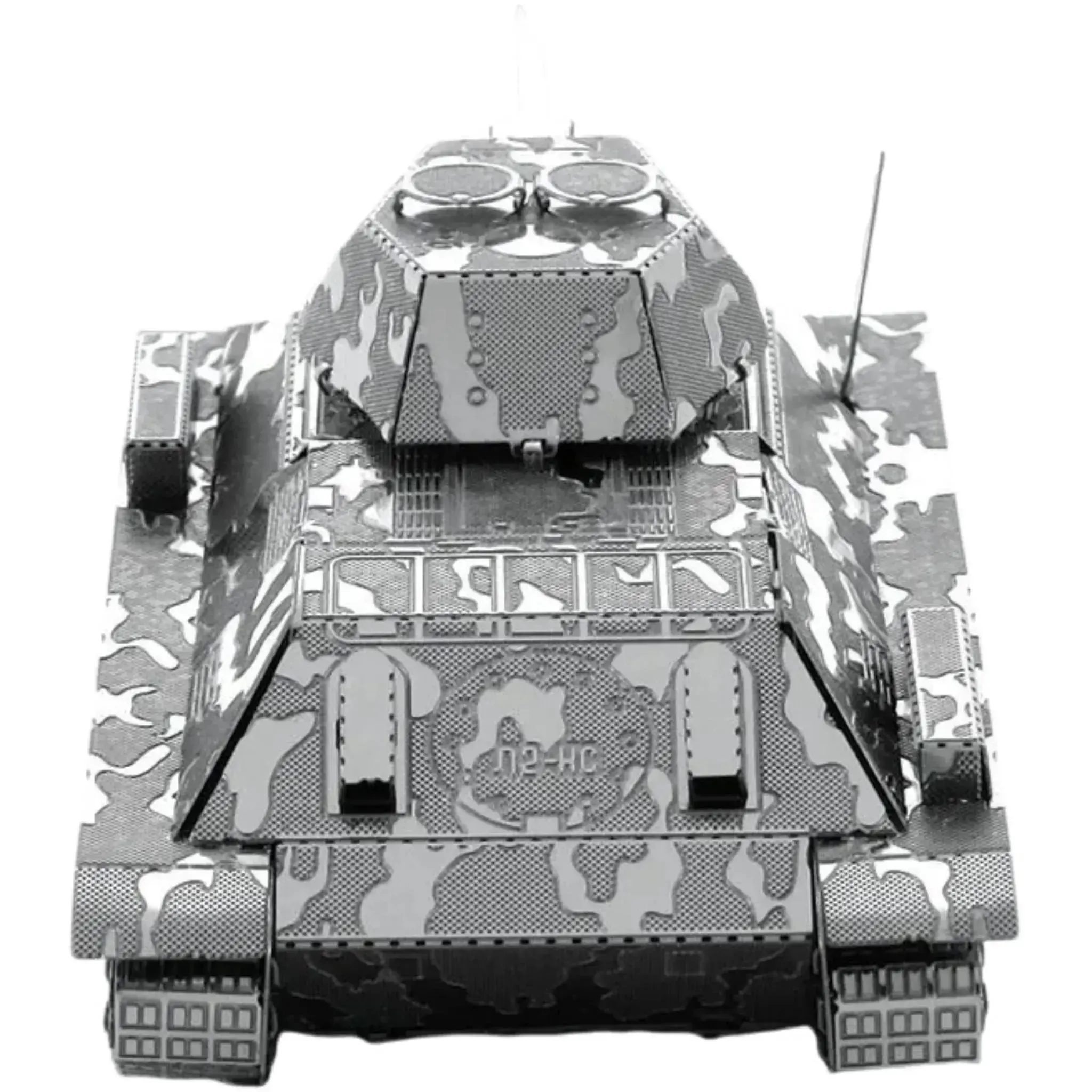 World War II [Soviet Union] - T-34 Tank Figure Model Kit (Steel, Moderate Difficulty) - Fascinations - Metal Earth Series - (2022) - Image 4