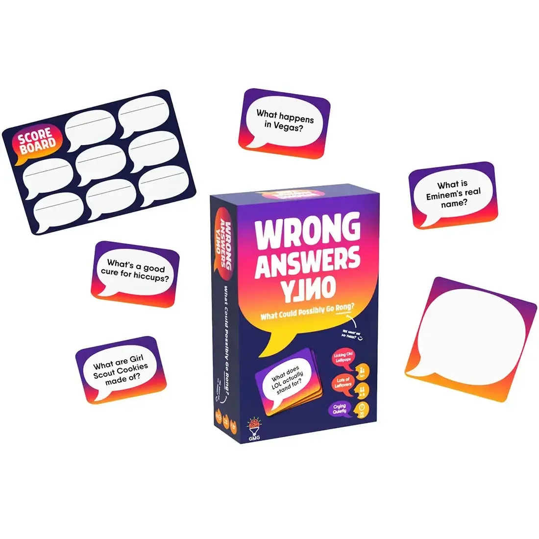 Wrong Answers Only - Party Humor Card Game for Family, and Adults (4-8 Players, Ages 14+) - Gray Matters Games - Image 2