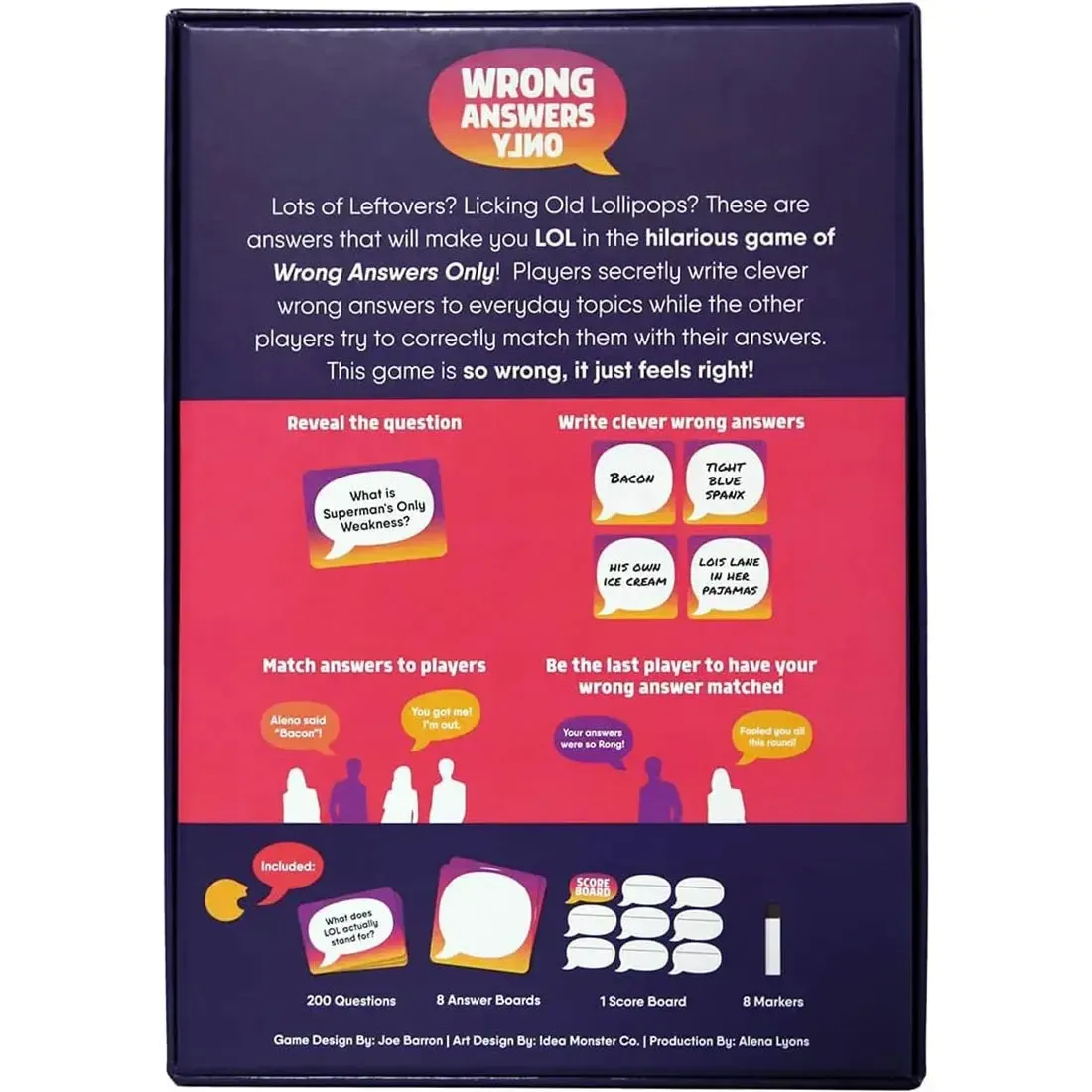 Wrong Answers Only - Party Humor Card Game for Family, and Adults (4-8 Players, Ages 14+) - Gray Matters Games - Image 3
