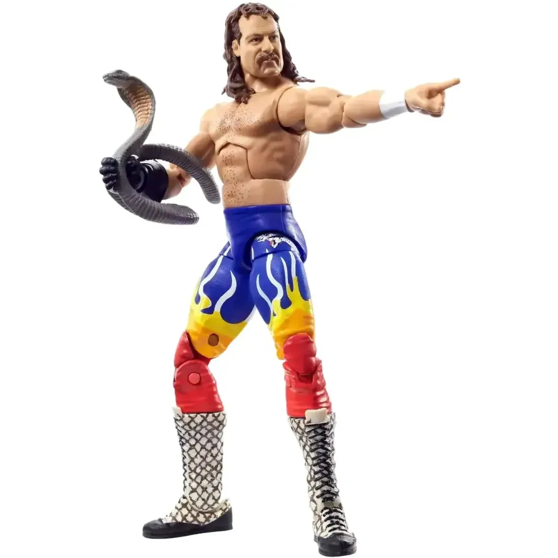 WWE [Legends] - Jake “The Snake” Roberts Action Figure (7") - Mattel - Elite Collection Series 13 - Image 4