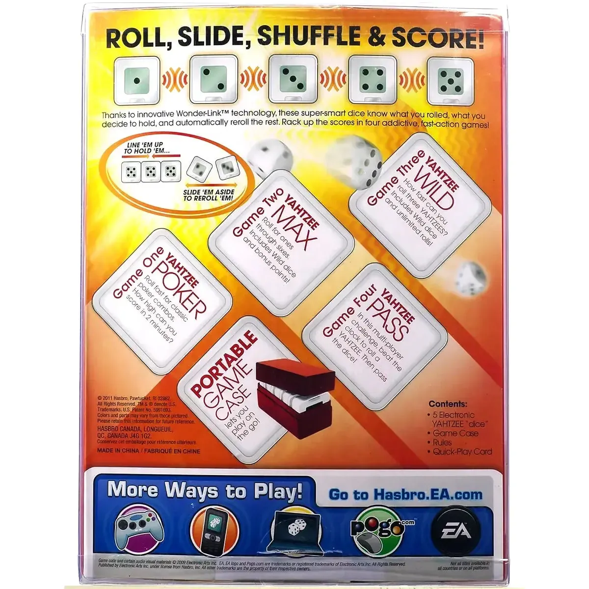 Yahtzee Flash - Dice-Based Math Electronic Game for Family, Adults, and Children (1+ Players, Age 8+) - Hasbro (2009) - Image 3