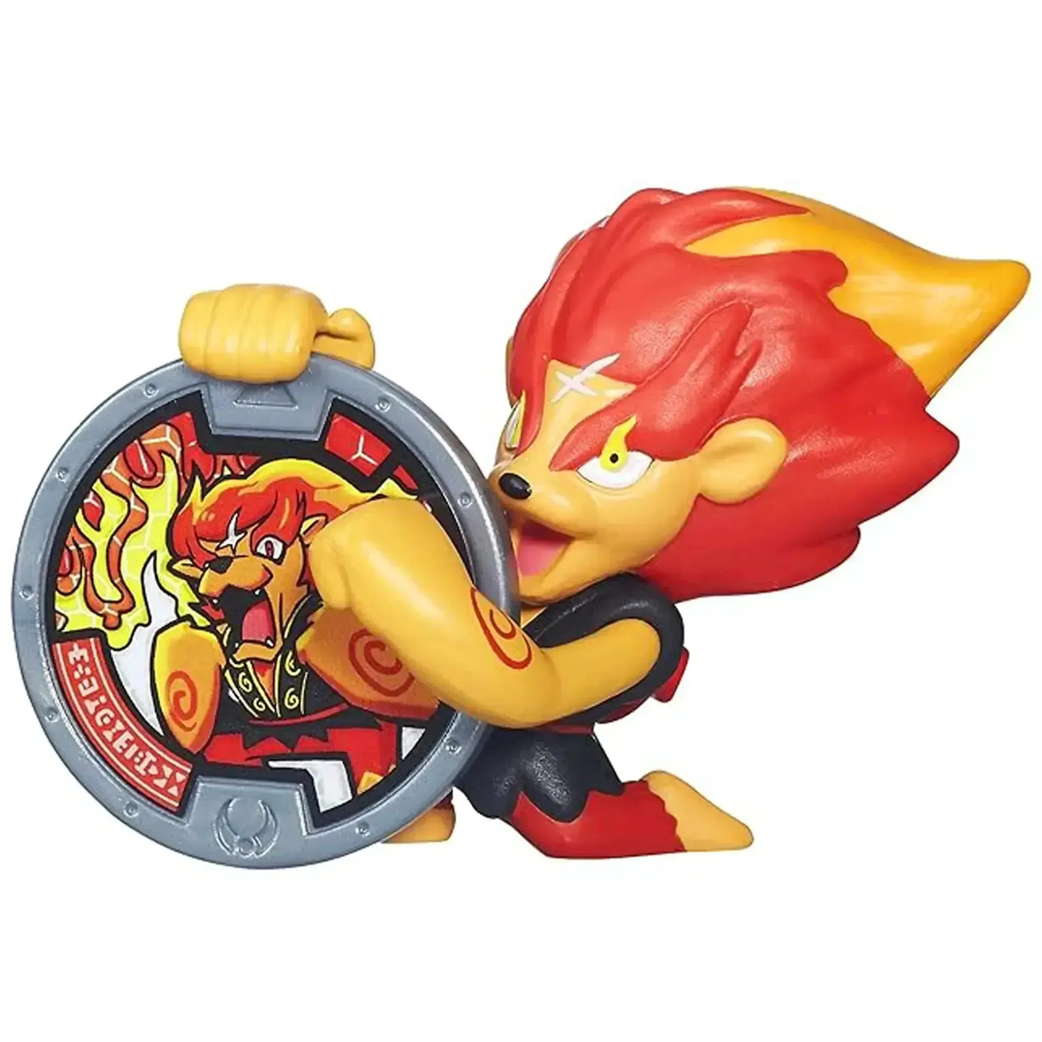 Yo-Kai Watch - Medal Moments Blazion Mini Figure (2.5") - Hasbro - Medallium Collection Series - (2015) - Image 4
