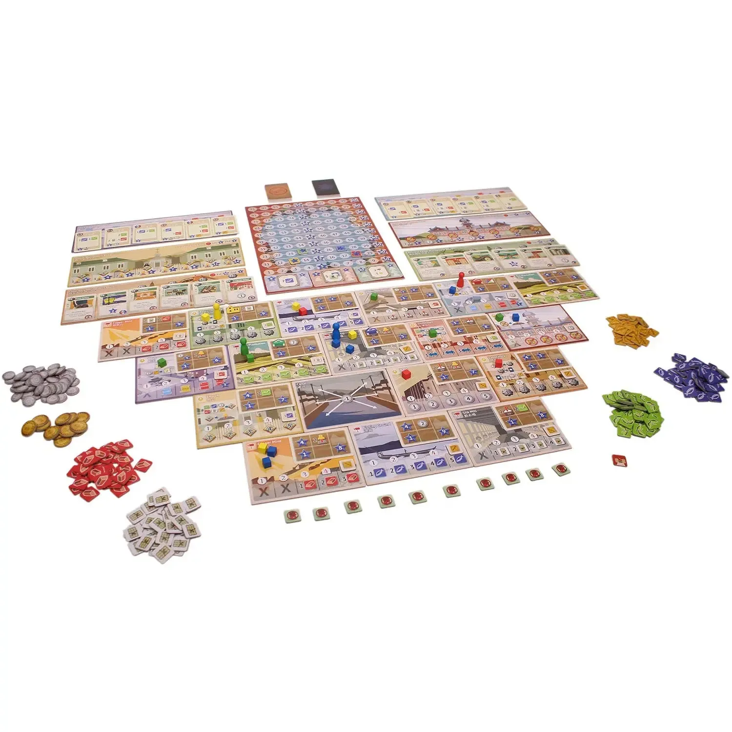 Yokohama - Economic Civilization Board Game for Family, and Adults (2-4 Players, Ages 14+) - Tasty Minstrel Games - Image 2
