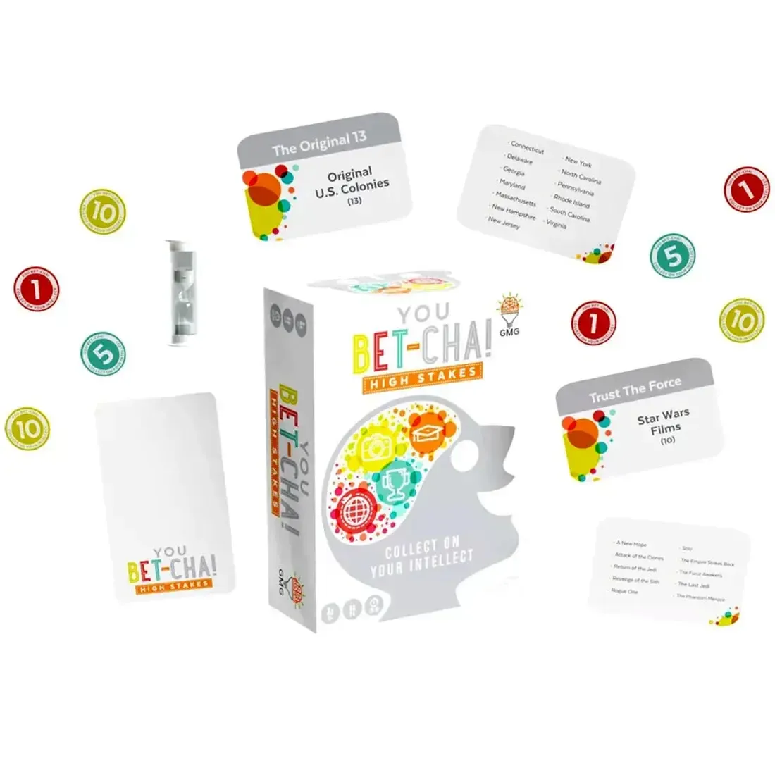 You-Bet-Cha! - Trivia Party Card Game for Family, Adults, and Children (2-6 Player, Ages 14+) - Gray Matters Games - Image 2