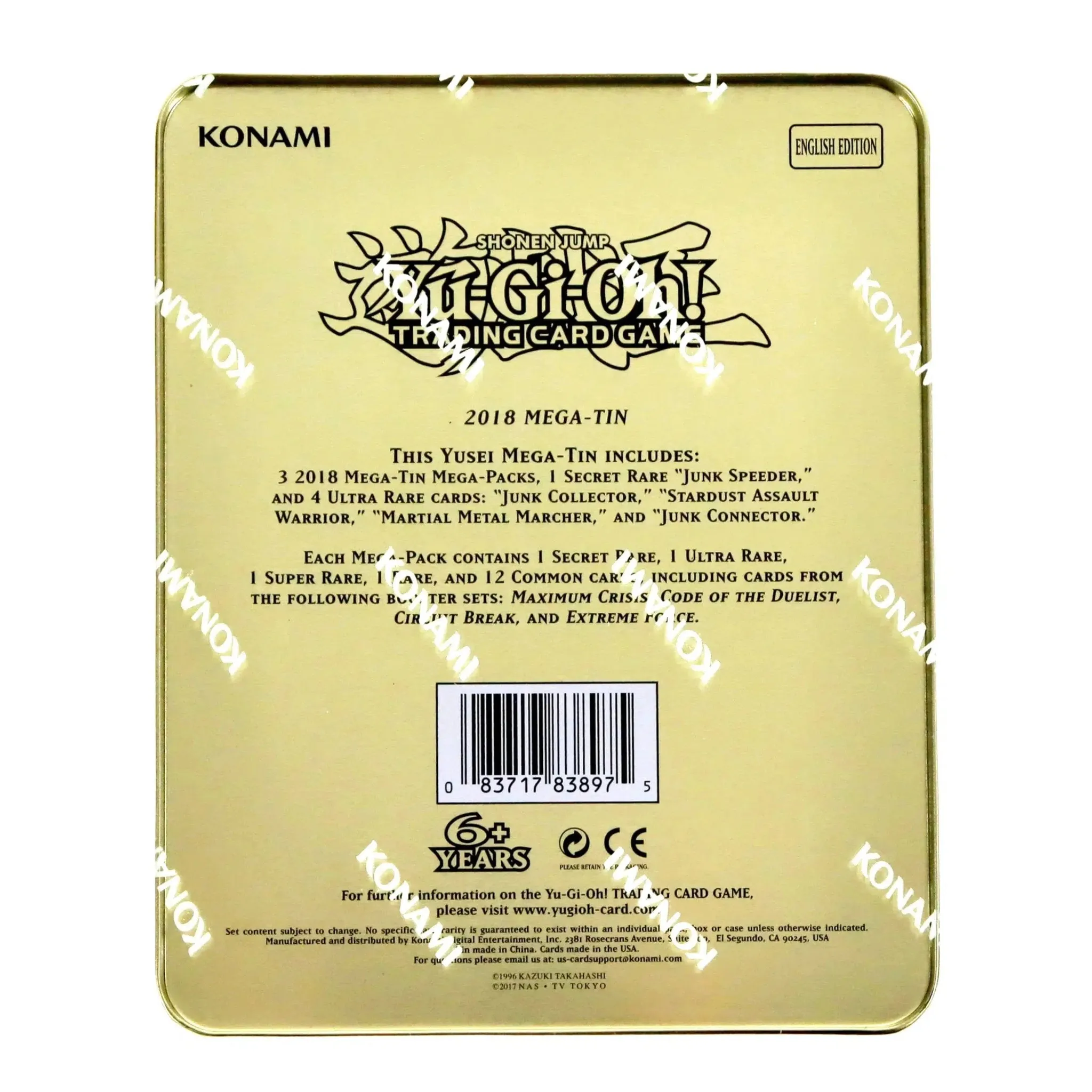 Yu-Gi-Oh! [2018 Mega-Tins] - Yusei Tin - Image 2