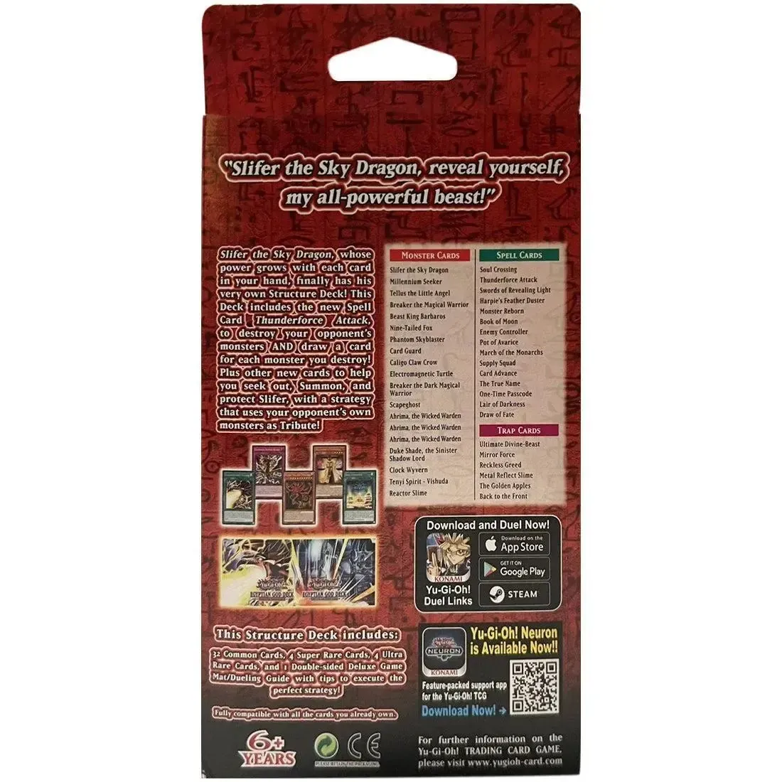 Yu-Gi-Oh! [Egyptian God Decks] - Slifer the Sky Dragon Starter Deck (1st Edition) - Image 3