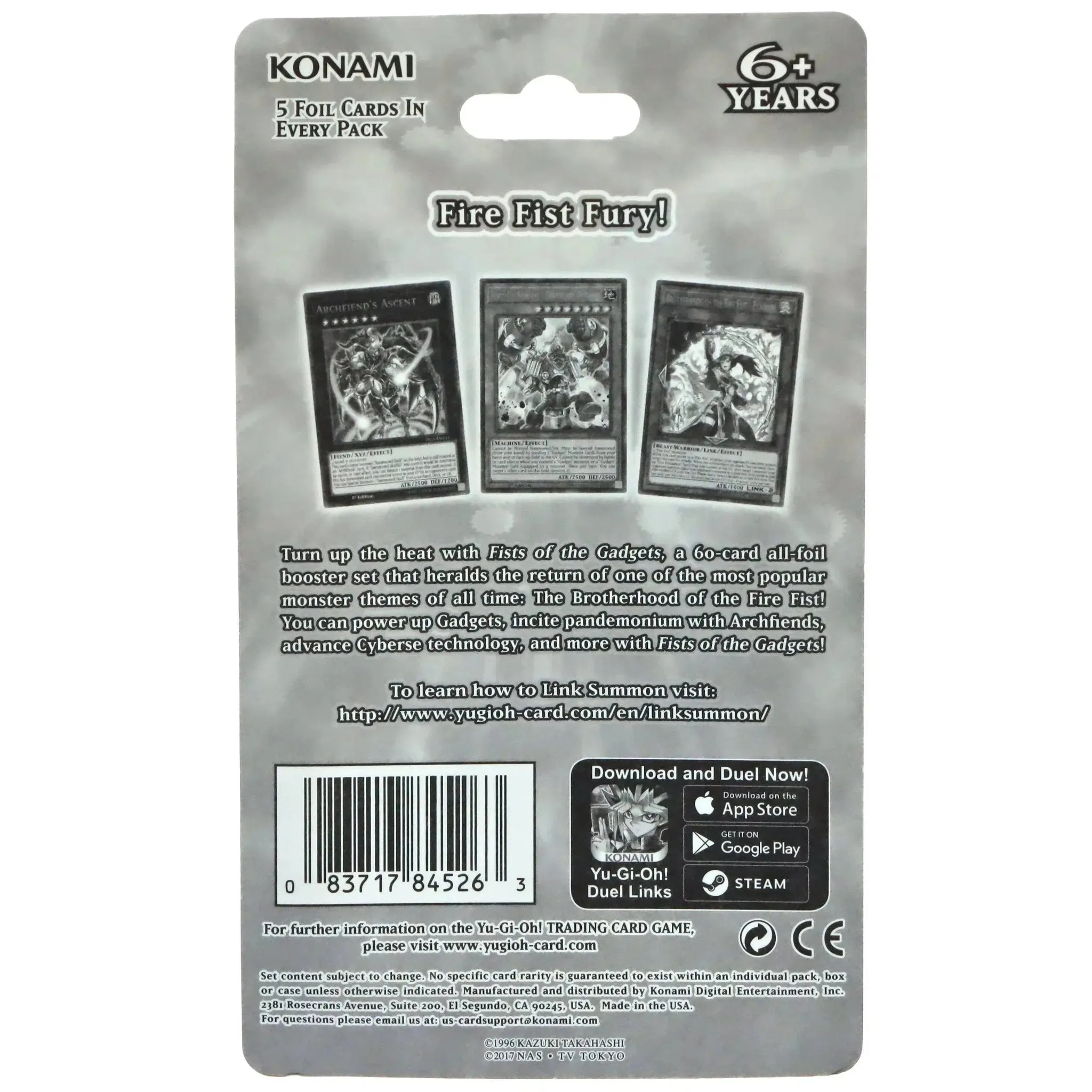 Yu-Gi-Oh! [Fists of the Gadgets] - Booster Blister Pack (1st Edition) - Image 2