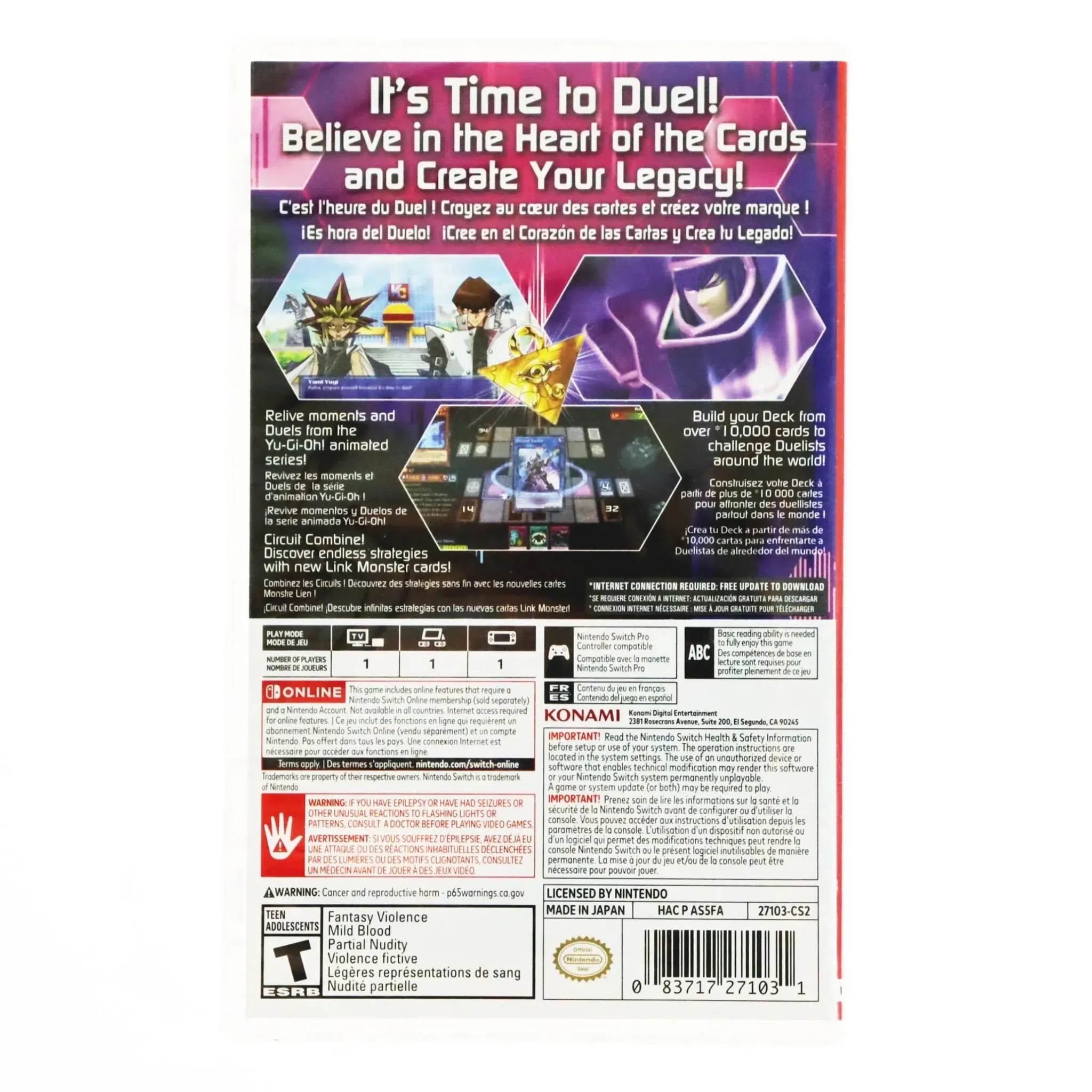 Yu-Gi-Oh! Legacy of the Duelist: Link Evolution - Nintendo Switch - Image 3