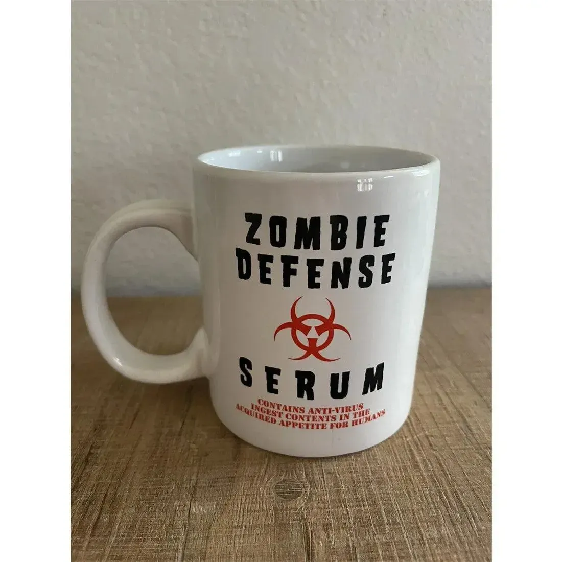 "Zombie Defence Serum" Giant Mug Gag Gift (Ceramic, 22 oz.) - Island Dogs - Image 4